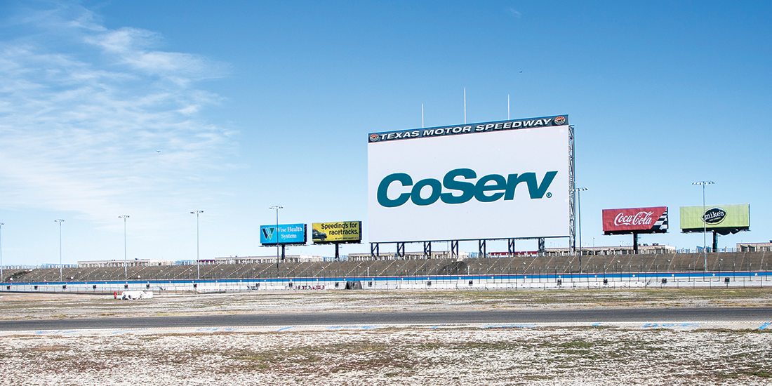 The old Big Hoss was installed in 2014 and set a Guinness World Record for the largest outdoor video board. The new one shattered that record. Photo by KEN OLTMANN