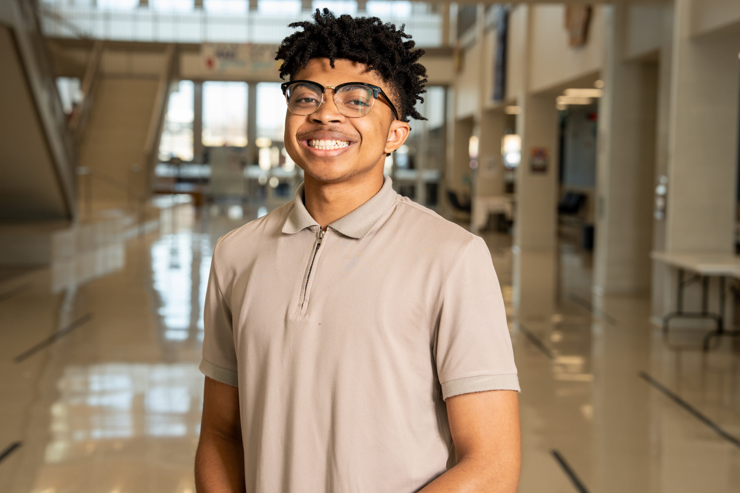 CoServ awarded Frisco ISD's Emerson High School Senior Emmanuel  Williams with a ,000 scholarship for Vocational school. Emmanuel is planning on attending a pilot school.